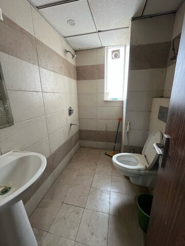 Bathroom in  Office Space at Chandigarh Citi Center, Vip Road – for Rent