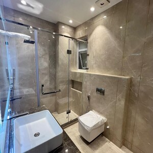 Bathroom in 4 BHK Apartment at Adani Samsara Vilasa, Sector 63 – for Rent