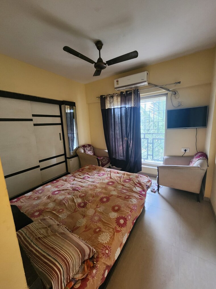 Bedroom, rosa-elite 1 Bedroom 400 Sq.Ft. Apartment In Bhayandarpada Thane 9276485