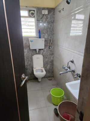 Bathroom in 1 BHK Apartment at Rosa Elite, Bhayandarpada – for Rent