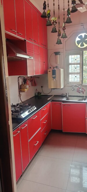 Kitchen in 4 BHK Builder Floor at Kalkaji – for Rent