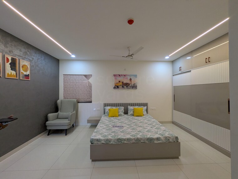 Bedroom, my-home-sayuk 3 Bedroom 1586 Sq.Ft. Apartment In Tellapur Hyderabad 9276535