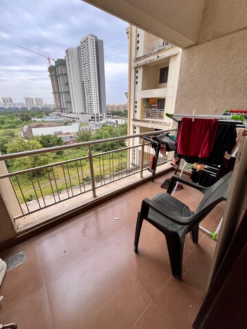 Balcony in 2 BHK Apartment at Yashoda Golden Trellis, Balewadi – for Rent