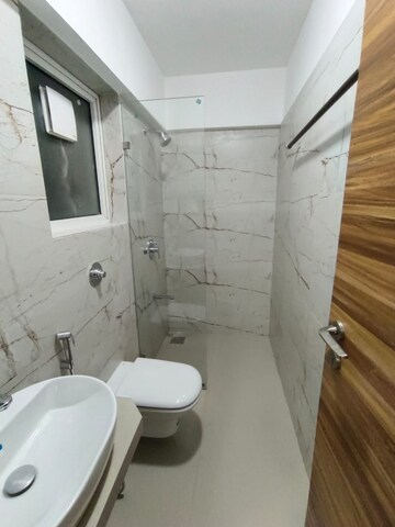 Bathroom in 3 BHK Apartment at Thapar Suburbia, Chembur – for Rent