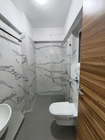 Bathroom in 3 BHK Apartment at Thapar Suburbia, Chembur – for Rent