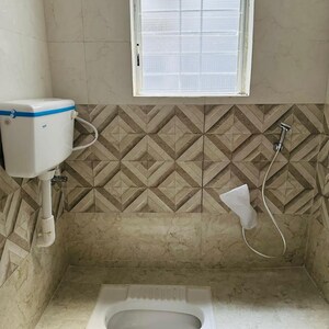 Bathroom in 2 BHK Apartment at Kumar Priyadarshan, Sutarwadi – for Rent