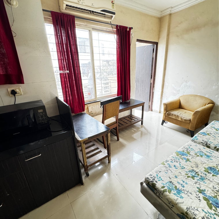 Bedroom, ganga-orchad-phase-ii 1 RK 370 Sq.Ft. Apartment In Mundhwa Road Pune 9276837