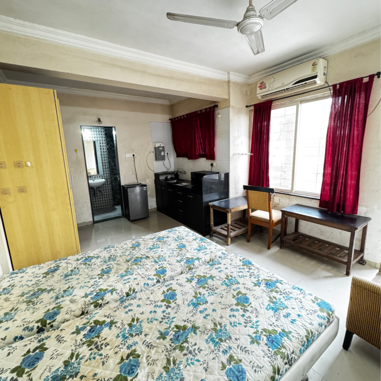 Bedroom, ganga-orchad-phase-ii 1 RK 370 Sq.Ft. Apartment In Mundhwa Road Pune 9276837