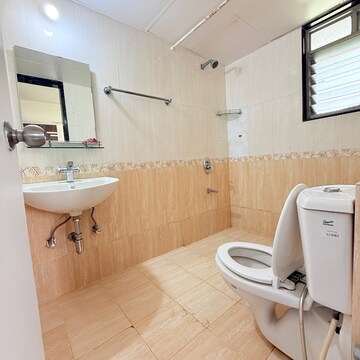 Bathroom in 3 BHK Apartment at Paranjape Crystal Garden, Baner – for Rent