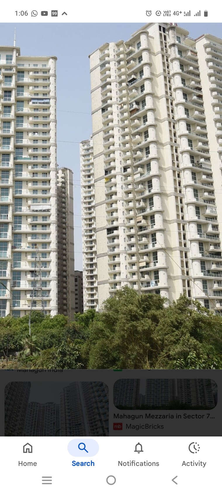 Exterior View, mahagun-mezzaria 4 Bedroom 4425 Sq.Ft. Apartment In Sector 78 Noida 9276850