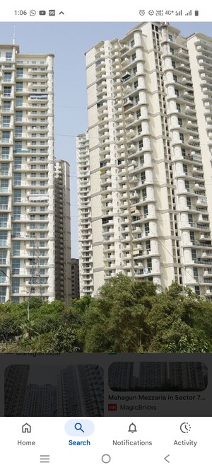 3 BHK Apartment – Exterior View View at Mahagun Mezzaria, Sector 78 - for Rent