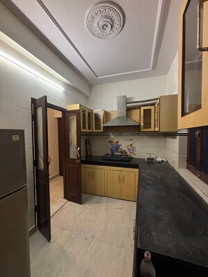 Kitchen in 3 BHK Builder Floor at Vaishali Nagar – for Rent