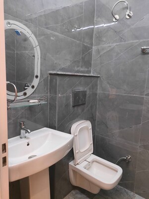 Bathroom in 2 BHK Apartment at Dhakoli – for Rent