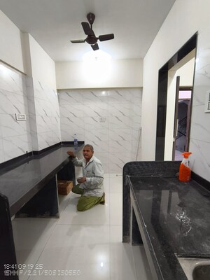 Kitchen in 3 BHK Apartment at Aaryadeep Shri Sai Vishram CHSL, Dahisar West – for Rent