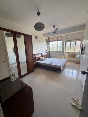 Living Room in 2 BHK Apartment at Mount Sea View Apartment, Versova – for Rent