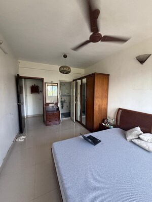 Living Room in 2 BHK Apartment at Mount Sea View Apartment, Versova – for Rent