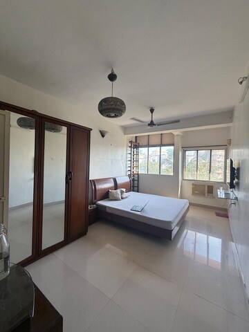 Living Room in 2 BHK Apartment at Mount Sea View Apartment, Versova – for Rent