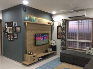 Living Room in 3 BHK Apartment at Nyati Evita, Dhanori – for Rent