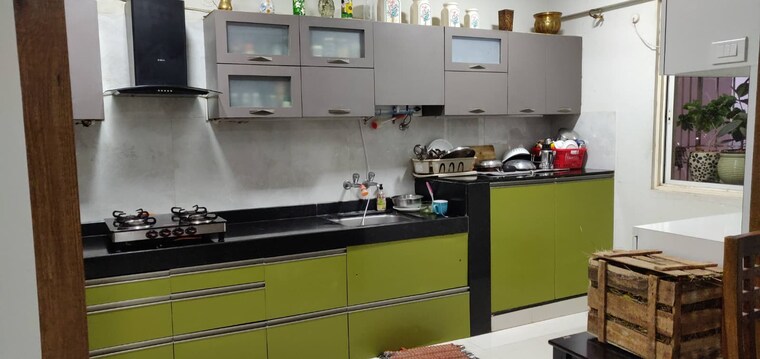 Kitchen, nyati-evita 3 Bedroom 1628 Sq.Ft. Apartment In Dhanori Pune 9277092