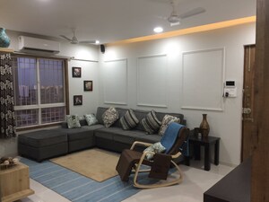 Living Room in 3 BHK Apartment at Nyati Evita, Dhanori – for Rent
