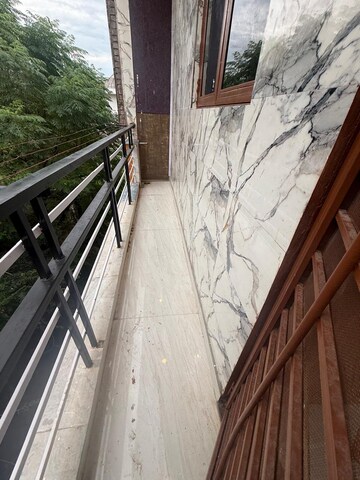 Balcony in 3 BHK Apartment at Paschim Vihar – for Rent
