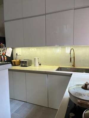 Kitchen in 2 BHK Apartment at Moghul Garden, Koregaon – for Rent