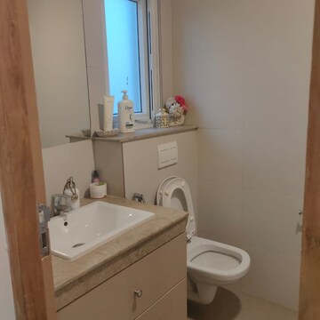 Bathroom in 3 BHK Apartment at Conscient Heritage Max, Sector 102 – for Rent