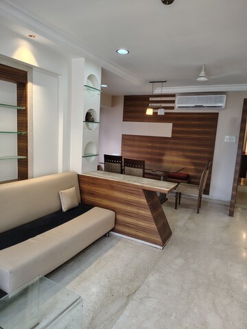 Living Room in 3 BHK Apartment at L Nagpal Jaswant Heights, Khar West – for Rent