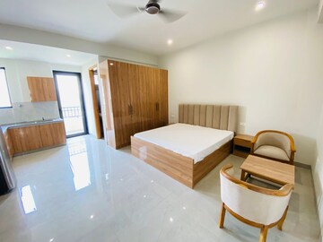 Living Room in Studio Builder Floor at Sector 50 – for Rent