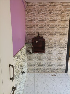 Bathroom in 1.5 BHK Apartment at New Evershine Gardens, Vasai West – for Rent