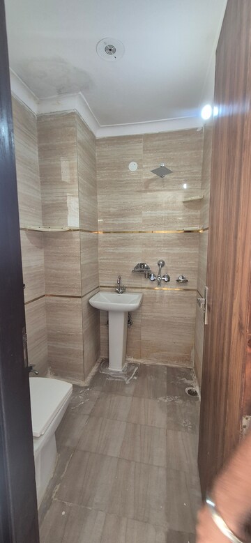 Bathroom in 2 BHK Builder Floor at Chattarpur – for Rent