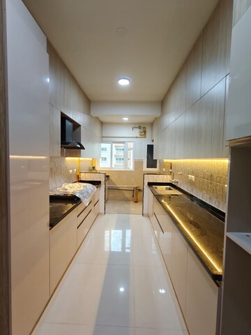 Kitchen in 3 BHK Apartment at L&T Raintree Boulevard, Hebbal – for Rent