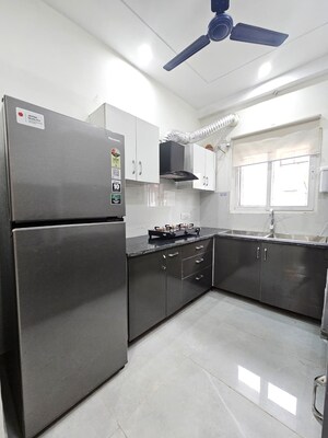 Kitchen in 1 RK Apartment at Oasis Green, Patiala Road – for Rent