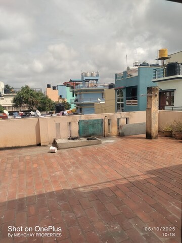 Terrace in 1 BHK Independent House at Kammanahalli – for Rent
