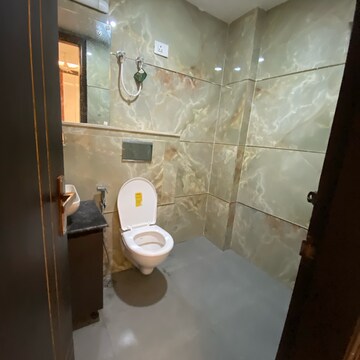 Bathroom in 3 BHK Builder Floor at Chattarpur – for Rent