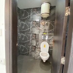 Bathroom in 3 BHK Builder Floor at Chattarpur – for Rent