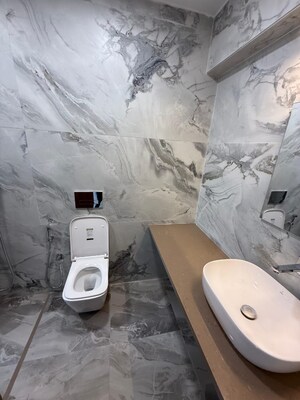 Attached Bathroom in 3 BHK Apartment at Bangur Nagar – for Sale