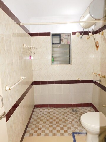 Bathroom in 3 BHK Apartment at Dheeraj Gaurav Heights, Jogeshwari West – for Rent