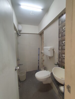 Bathroom in 2 BHK Apartment at Unique Greens Ghodbunder Road, Ghodbunder Road – for Rent