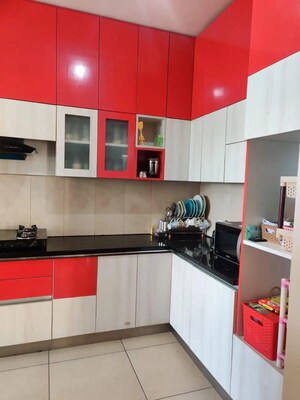 Kitchen in 3 BHK Apartment at Prestige Royale Gardens, Gantiganahalli – for Rent