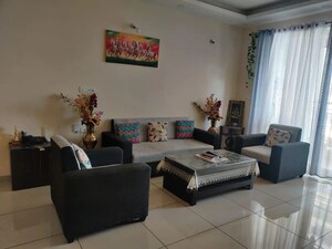 Living Room in 3 BHK Apartment at Prestige Royale Gardens, Gantiganahalli – for Rent