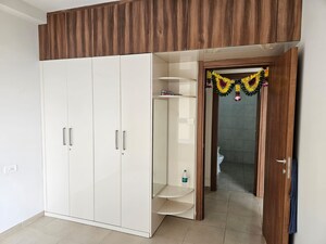 Building Lobby in 2 BHK Apartment at Bhartiya Nikoo Homes, Thanisandra Main Road – for Rent