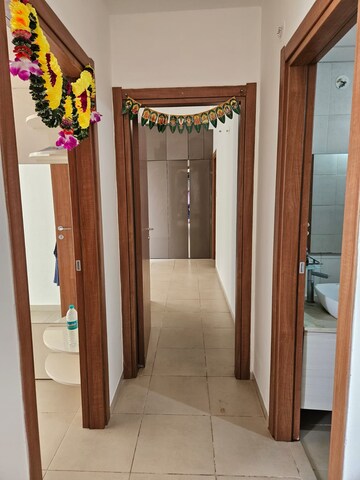 Building Lobby in 2 BHK Apartment at Bhartiya Nikoo Homes, Thanisandra Main Road – for Rent