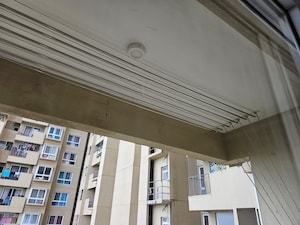 Staircase in 2 BHK Apartment at Bhartiya Nikoo Homes, Thanisandra Main Road – for Rent