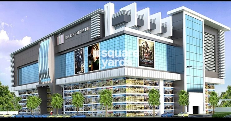 Exterior View, mipl-platinum-mall Commercial Office Space 729 Sq.Ft. In Sushant Golf City Lucknow 9277701