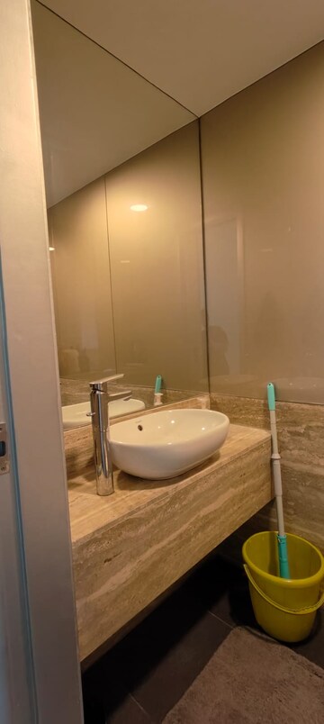 Bathroom in 3 BHK Apartment at Lodha New Cuffe Parade, Wadala – for Rent