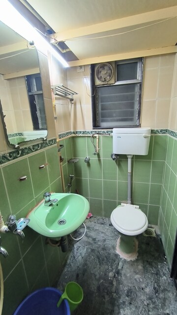Bathroom in 2 BHK Apartment at Ishaan Apartment, Prabhadevi – for Rent