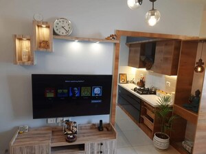 Living Room in 2.5 BHK Apartment at Vaishnavi Serene, Yelahanka – for Rent