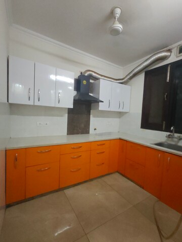 Kitchen in 2 BHK Builder Floor at Ansal Sushant Lok I, Sector 43 – for Rent