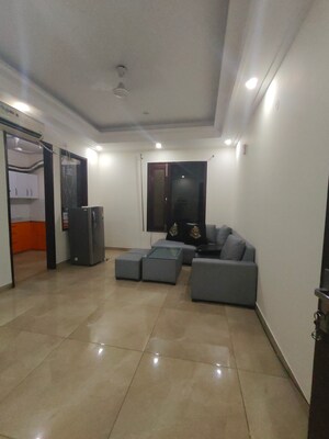 Living Room in 2 BHK Builder Floor at Ansal Sushant Lok I, Sector 43 – for Rent